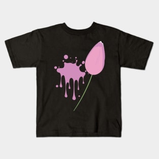 Pink Tulip Kids T-Shirt